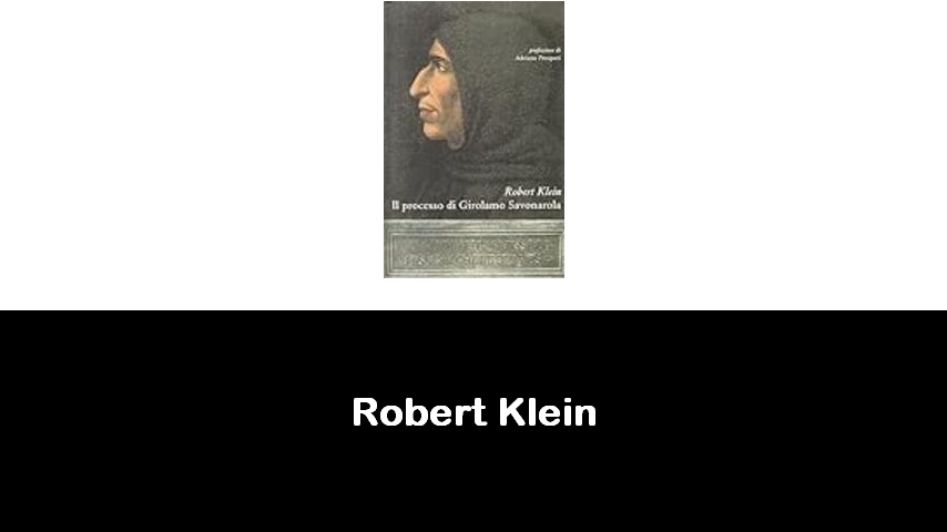 libri di Robert Klein