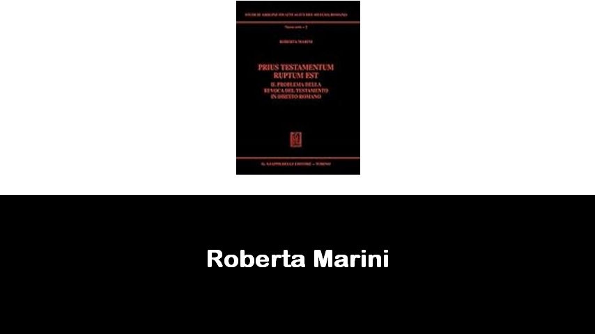 libri di Roberta Marini