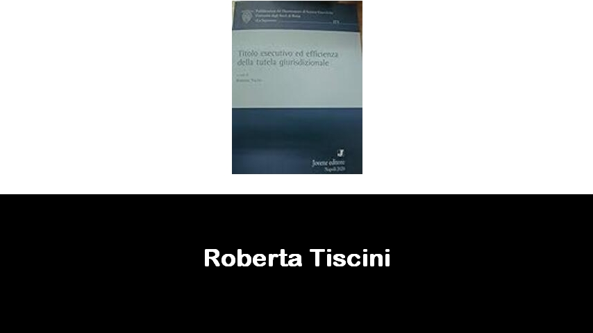 libri di Roberta Tiscini