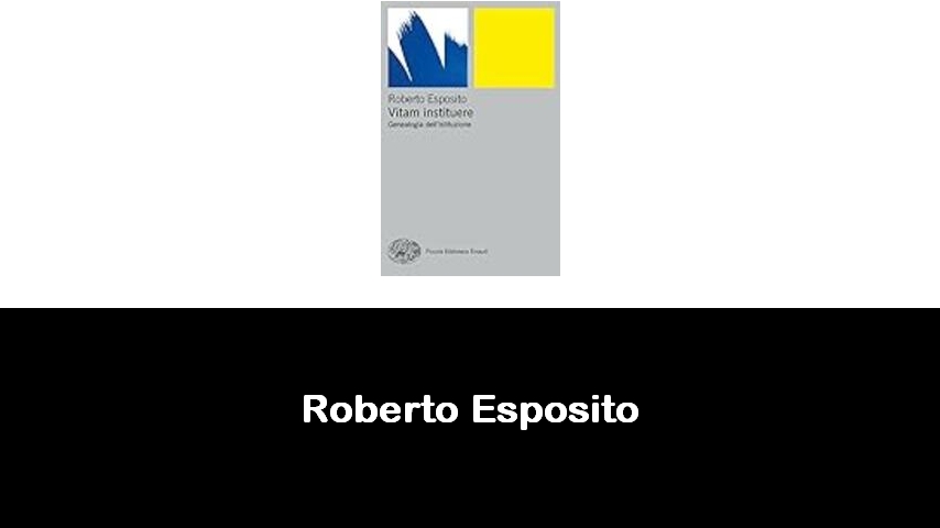 libri di Roberto Esposito