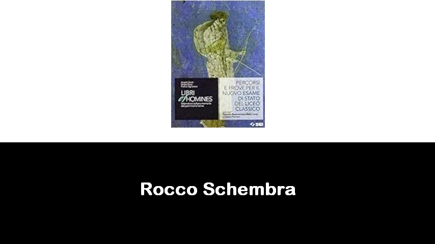 libri di Rocco Schembra