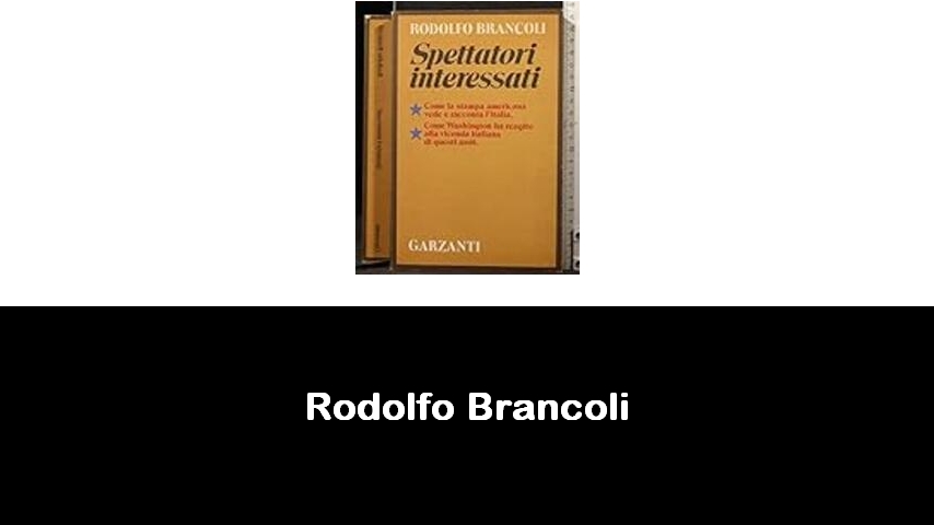 libri di Rodolfo Brancoli