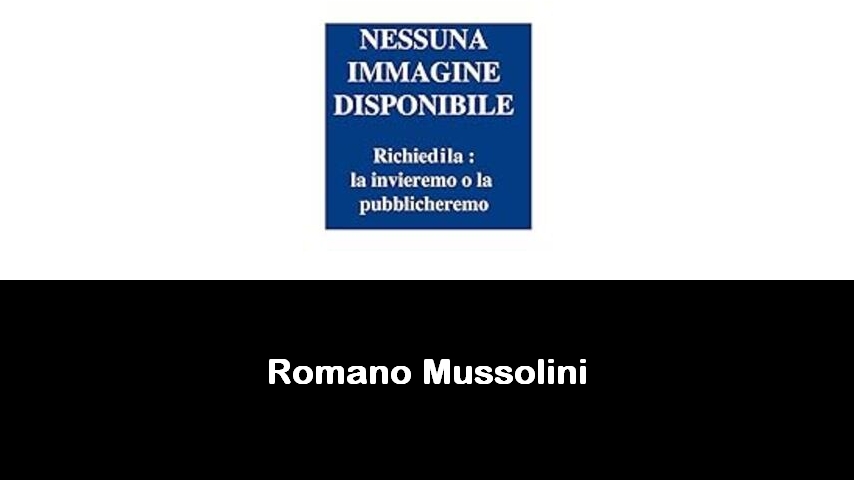 libri di Romano Mussolini