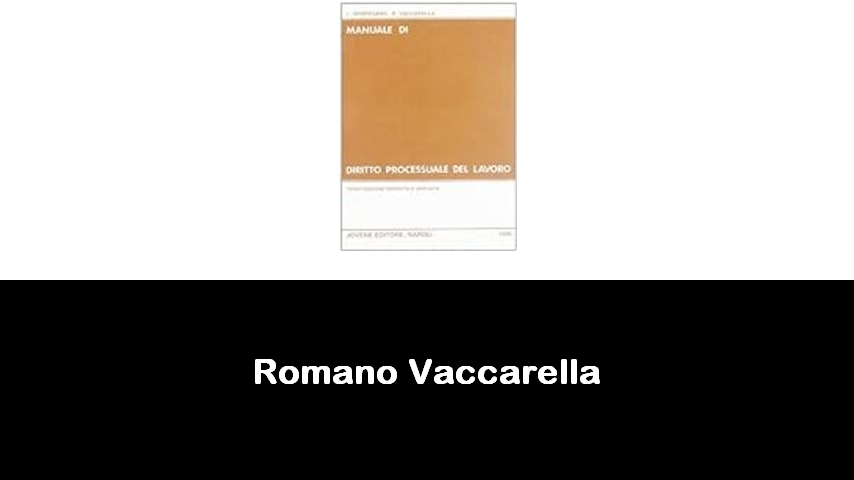 libri di Romano Vaccarella