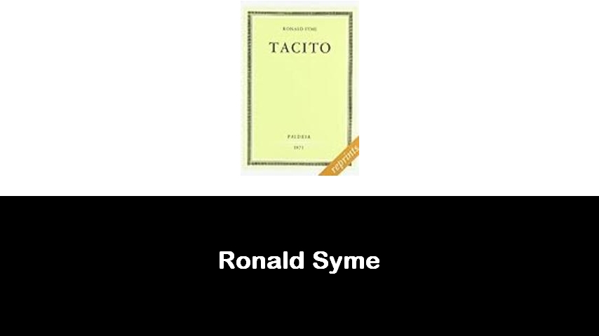 libri di Ronald Syme