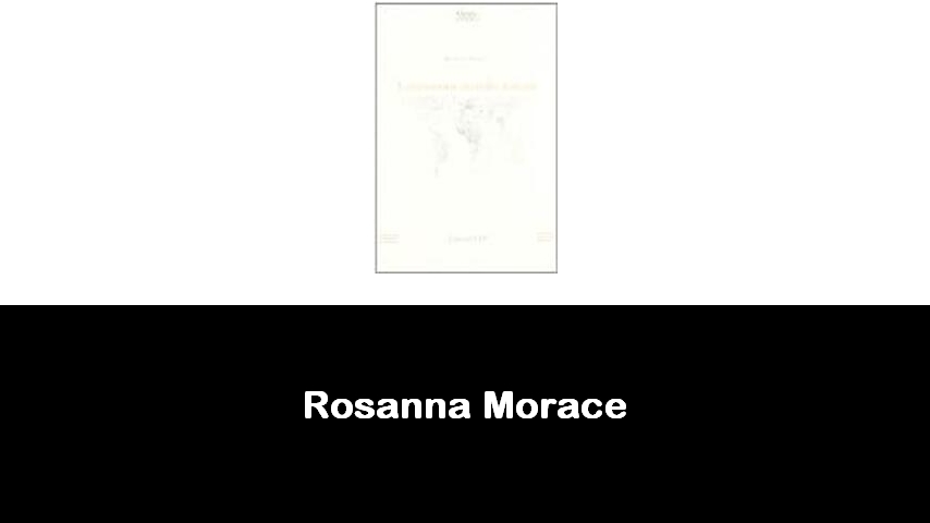 libri di Rosanna Morace