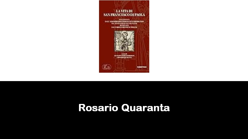 libri di Rosario Quaranta