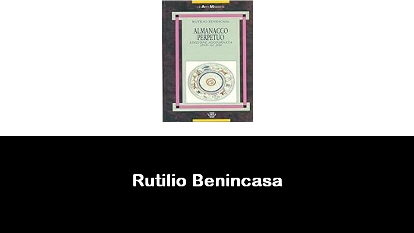 libri di Rutilio Benincasa