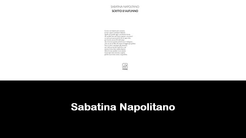 libri di Sabatina Napolitano