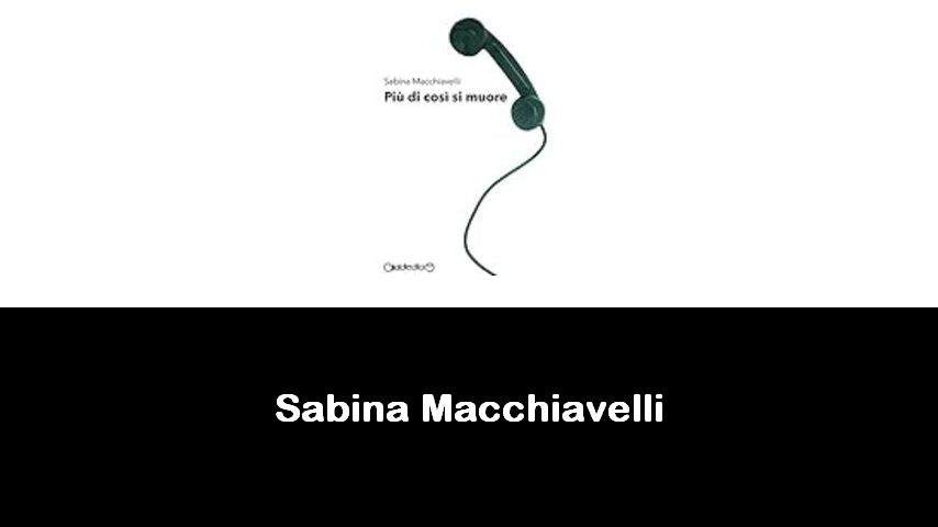 libri di Sabina Macchiavelli