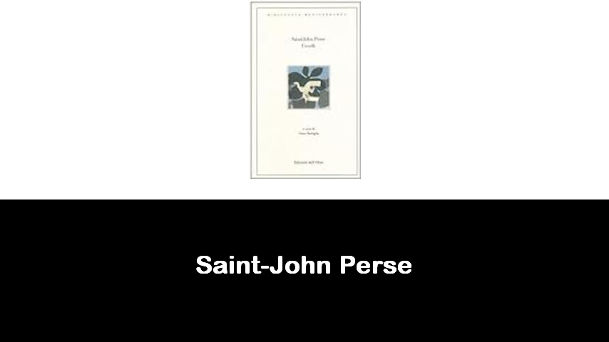 libri di Saint-John Perse