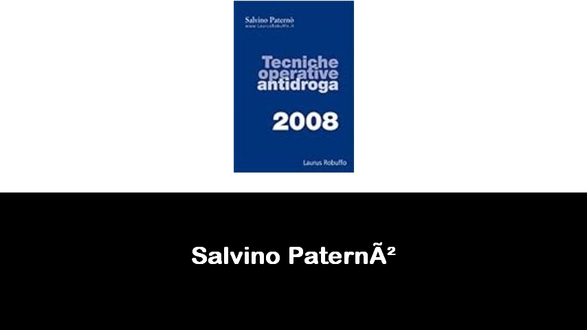 libri di Salvino Paternò