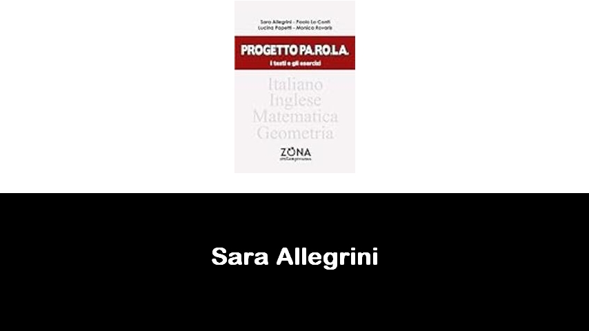 libri di Sara Allegrini