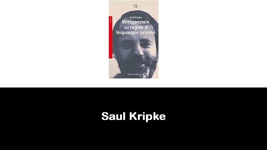 libri di Saul Kripke