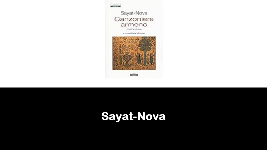 libri di Sayat-Nova