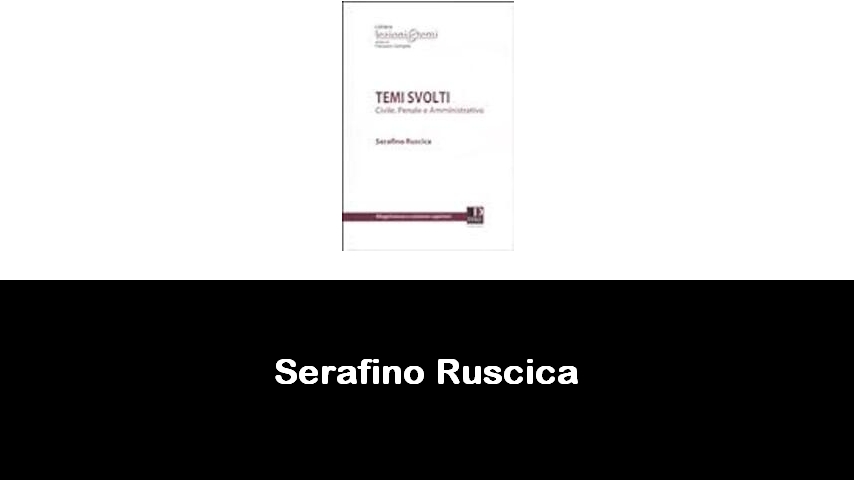 libri di Serafino Ruscica