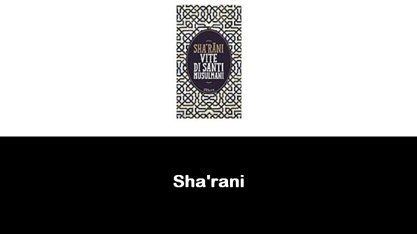 libri di Sha'rani