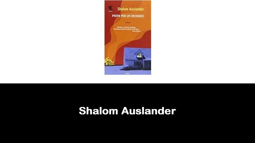 libri di Shalom Auslander