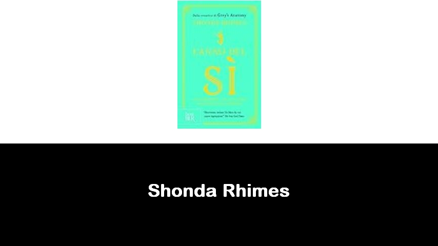 libri di Shonda Rhimes