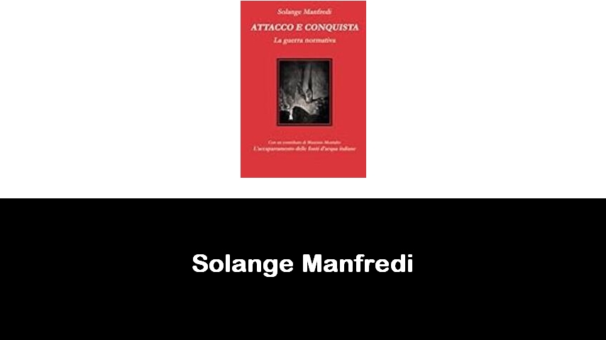 libri di Solange Manfredi