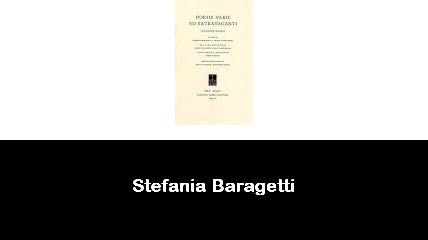 libri di Stefania Baragetti