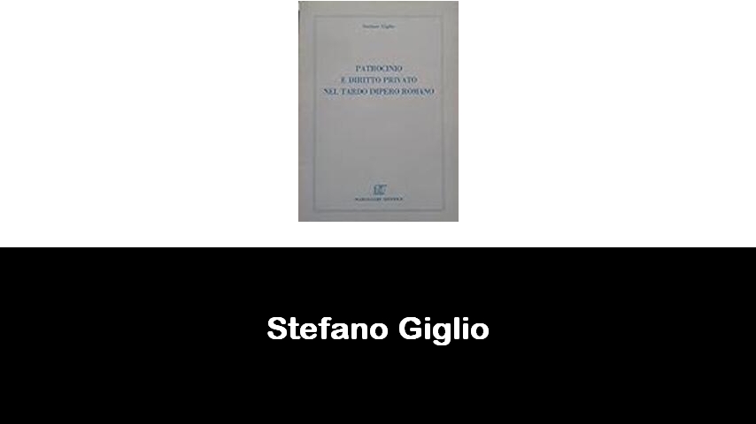 libri di Stefano Giglio