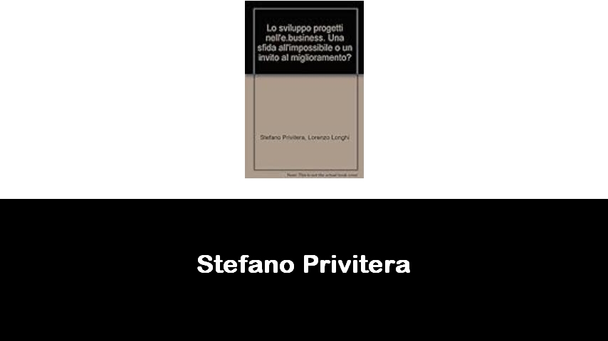 libri di Stefano Privitera