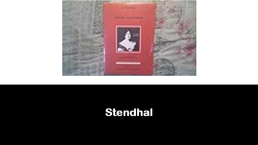 libri di Stendhal