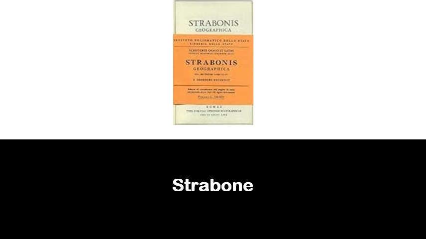 libri di Strabone