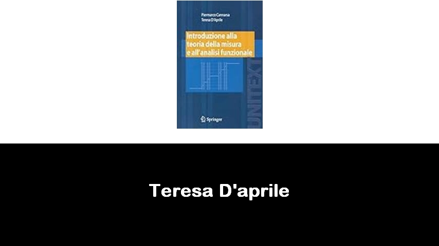 libri di Teresa D'aprile