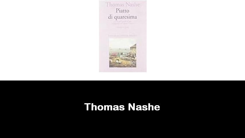 libri di Thomas Nashe