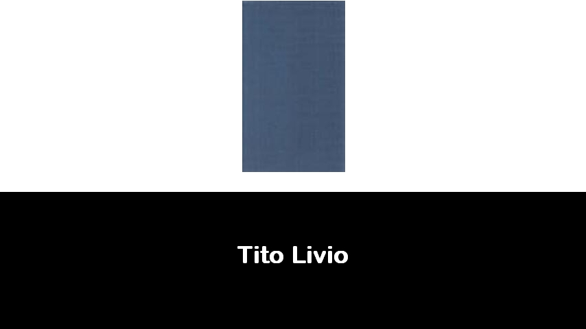 libri di Tito Livio