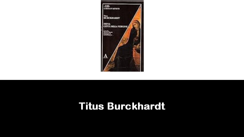 libri di Titus Burckhardt