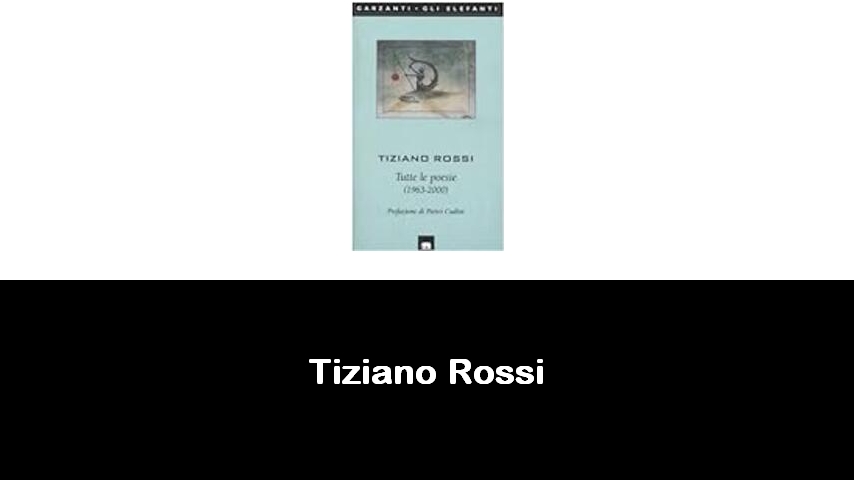 libri di Tiziano Rossi