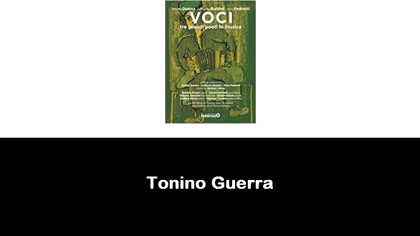 libri di Tonino Guerra