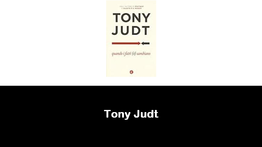 libri di Tony Judt