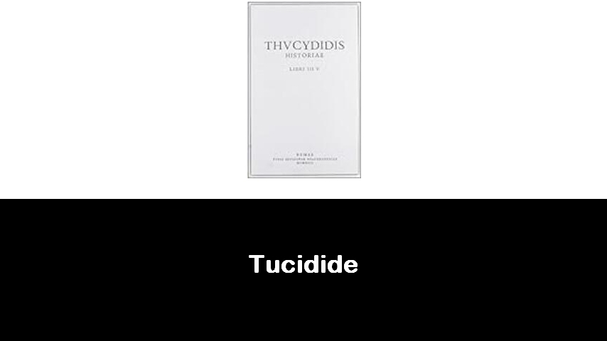 libri di Tucidide