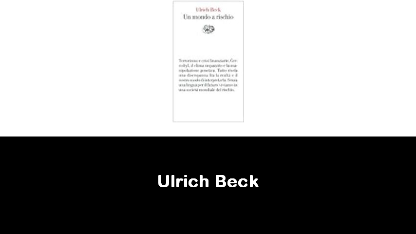 libri di Ulrich Beck