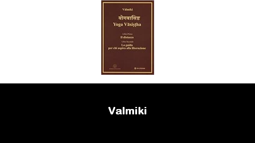 libri di Valmiki