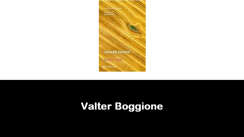 libri di Valter Boggione