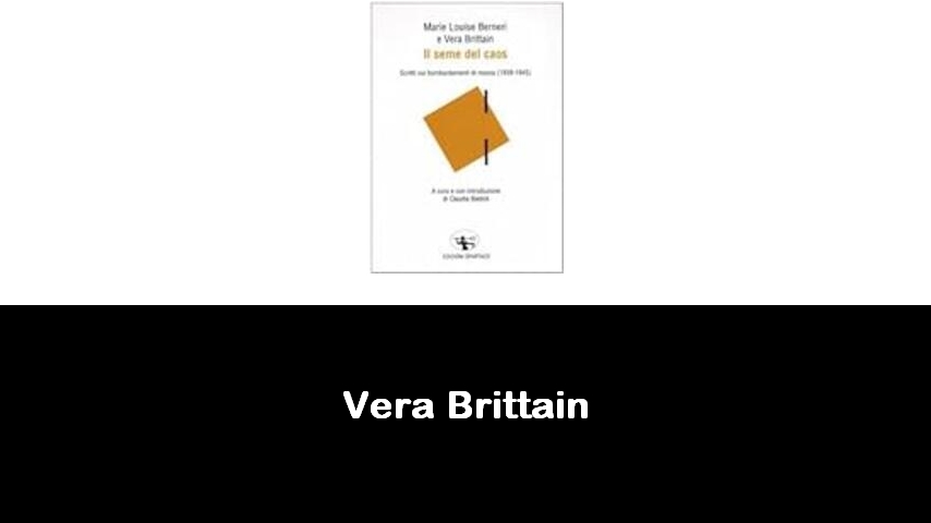 libri di Vera Brittain