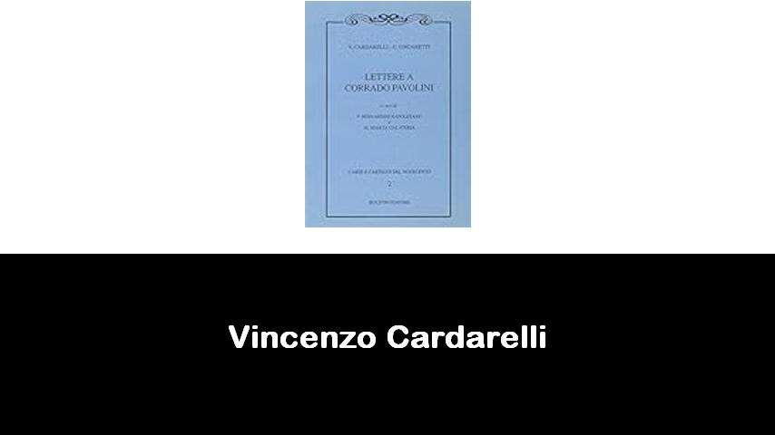 libri di Vincenzo Cardarelli