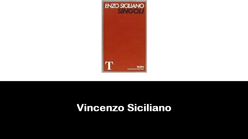 libri di Vincenzo Siciliano