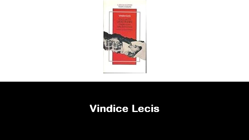 libri di Vindice Lecis