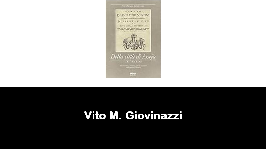 libri di Vito M. Giovinazzi