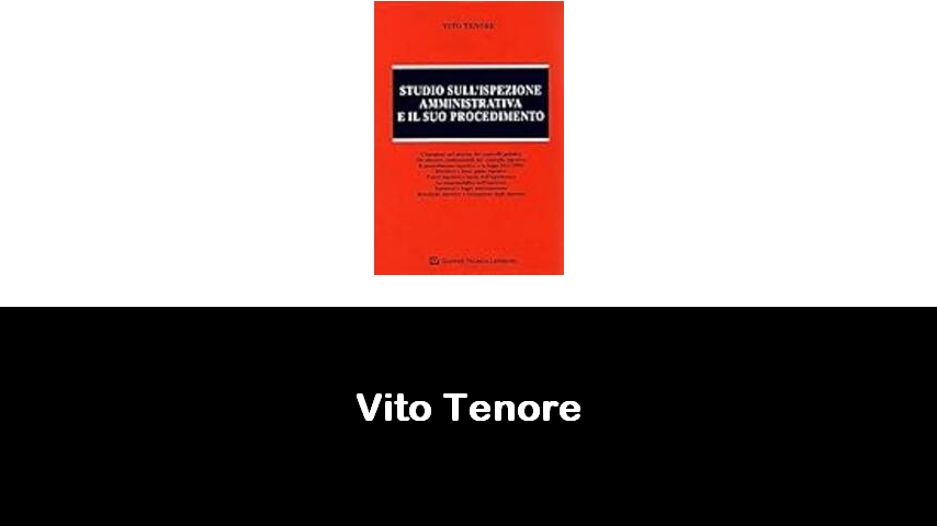 libri di Vito Tenore