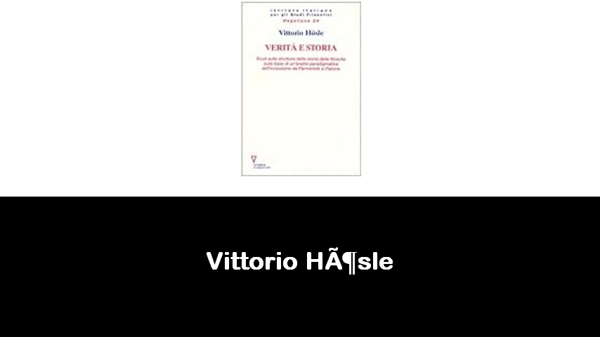 libri di Vittorio Hösle