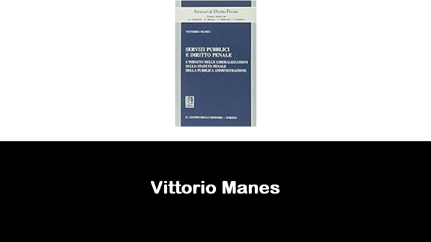 libri di Vittorio Manes