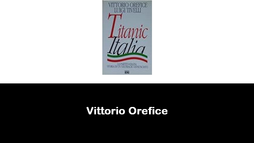 libri di Vittorio Orefice