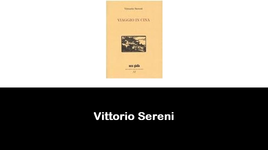 libri di Vittorio Sereni